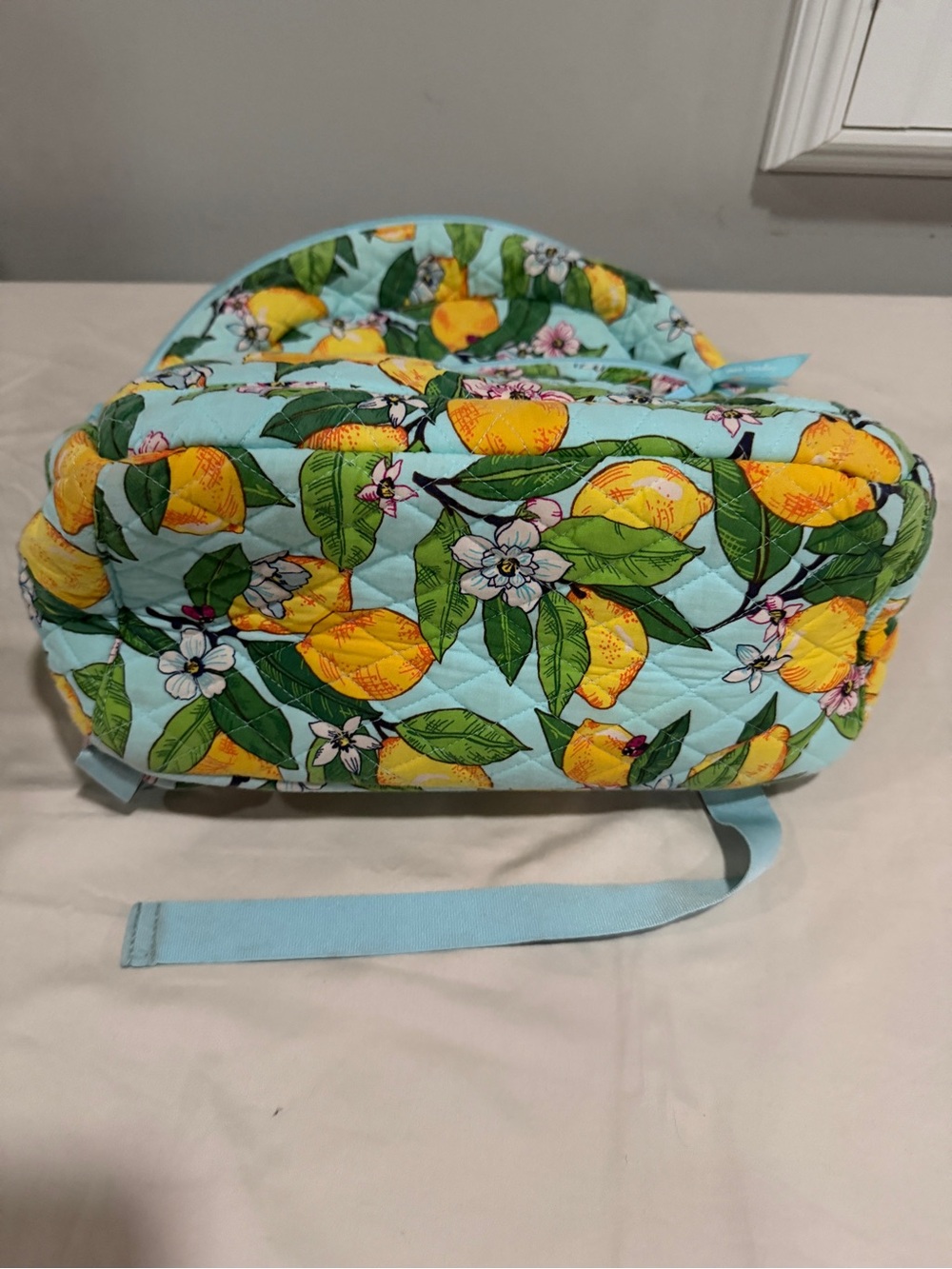 Vera Bradley Lemon Quilted Backpack - Picture 3 of 3